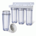 White & Clear Filter Housing