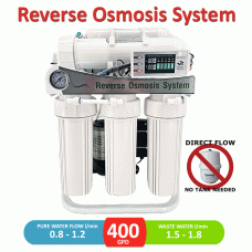 400GPD reverse osmosis pumped system with LCD