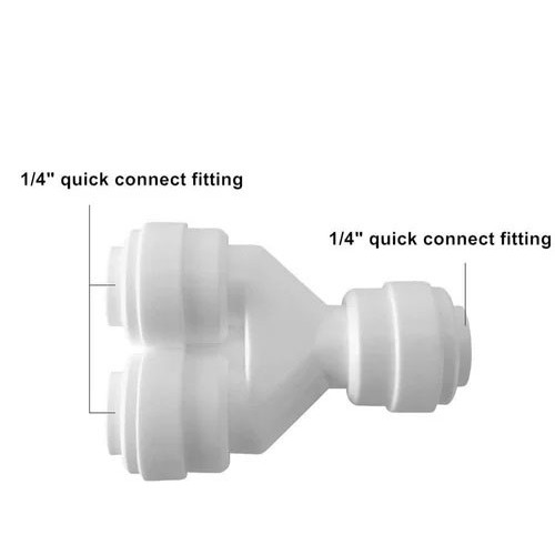 1/4 quick connect Y connector Water Filters | Best Under-sink Water Filtration Systems, Quality Water Filters from Direct Water Filters. 1/4 quick connect Y connector