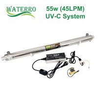 55W (45LPM) Ultra Violet (UV) Water Treatment System - Countdown Timer - Flow Switch