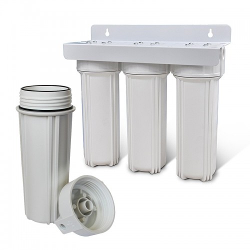 White Filter Housing