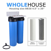 Double Whole House Water Filtration System BB20 Double Whole House Water Filtration System BB20 Whole House