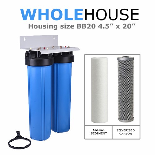 Double Whole House Water Filtration System BB20 Whole House Double Whole House Water Filtration System BB20 Whole House